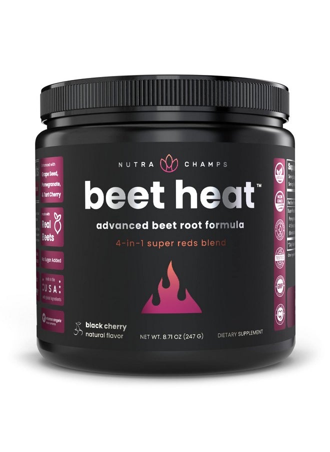 NutraChamps Beet Root Powder Circulation Supplement ; Superfood Powder Nitric Oxide Supplement With Beetroot Juice Super Reds Powder & Grape Seed Extract ; No Sugar Beet Supplement  - Image 2
