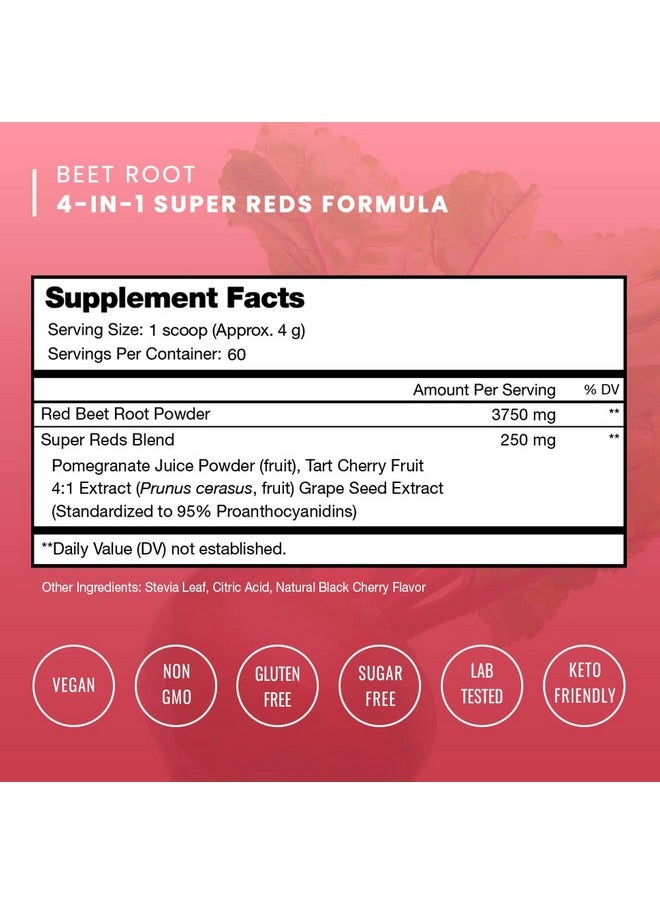 NutraChamps Beet Root Powder Circulation Supplement ; Superfood Powder Nitric Oxide Supplement With Beetroot Juice Super Reds Powder & Grape Seed Extract ; No Sugar Beet Supplement  - Image 3