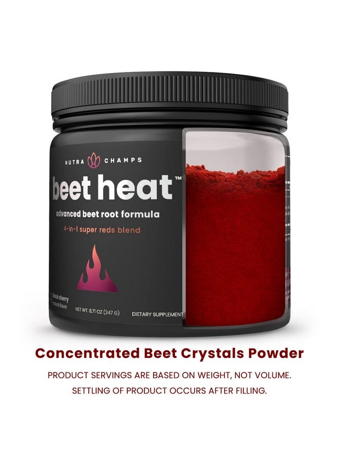 NutraChamps - Beet Root Powder Circulation Supplement ; Superfood Powder Nitric Oxide Supplement With Beetroot Juice Super Reds Powder & Grape Seed Extract ; No Sugar Beet Supplement - Image 1