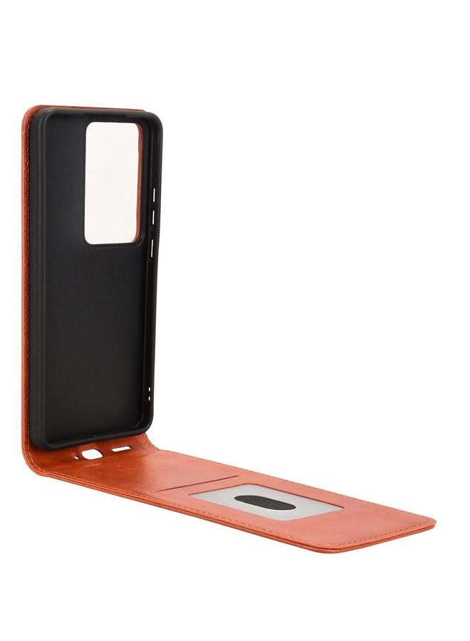 اس-توب جراب هاتف OPPO Reno11 PJH110 المغناطيسي العمودي المصنوع من الجلد - Image 3