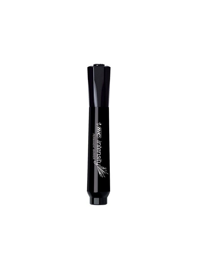 Bic Intensity Permanent Marker Tank Style Chisel Tip Box Of 36 Black Markers (Gpmm36Blk)  - Image 5