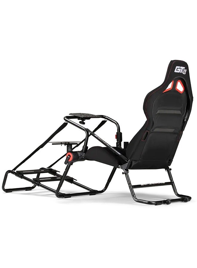 next level RACING GTLite Pro Racing Cockpits Foldable And Rollaway Design Entry-Level DD Wheelbases Up To 13 Nm Shifter Support Included Foam-Padded Backrest - Image 4