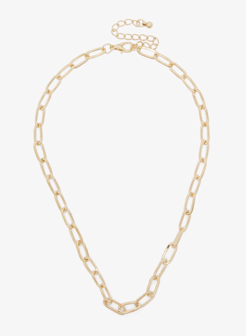 قلادة بسلسلة متعددة وطبقات من الراتنج