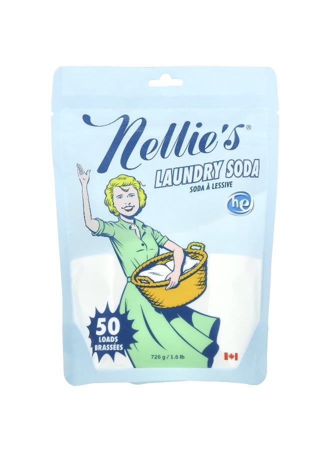 Nellie's Nellie's, Laundry Soda, Fragrance Free, 50 Loads, 1.6 lb (726 g)  - Image 1
