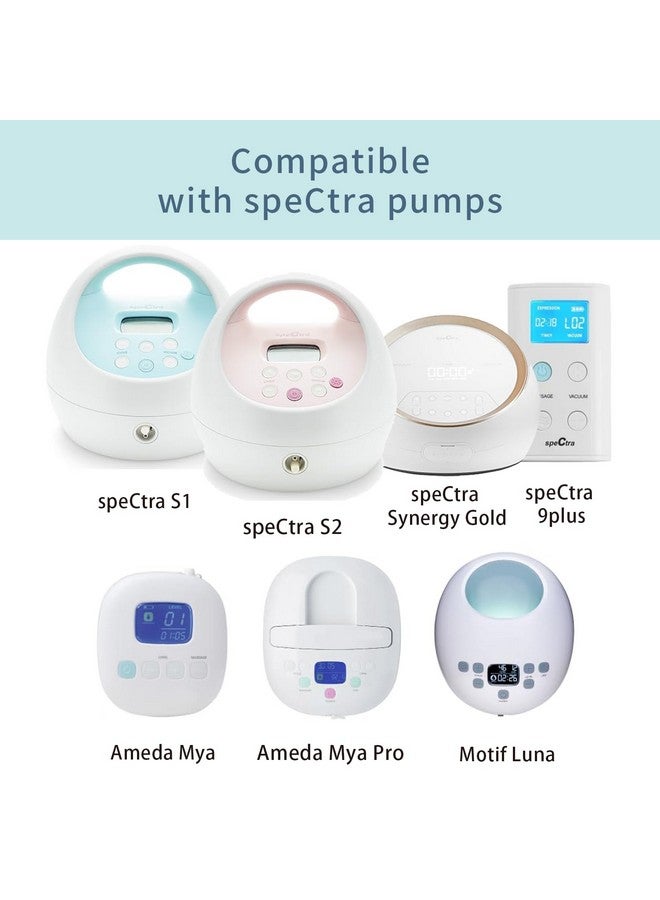 Momstouch 24mm Flange and Duckbill Valve Compatible with Spectra S1 S2 9 Plus Breastpump Replacement to Spectra Pump Parts, Not Original, Replace Spectra Accessories. - Image 1
