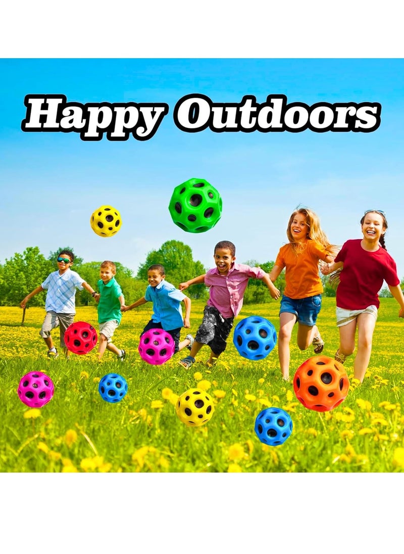 MAGIC VAULT 6pcs Moon Ball, Space Balls, Astro Jump Ball, Ultra High Bouncy Balls,Bouncing Ball Toy, Sounds Meteor Spaceball,Super High Pop Bouncing Space Ball for Improving Hand-Eye Coordination  - Image 3