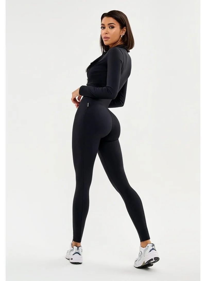Bona Fide Harley’s Queen Black Harley Queen Tummy Control Gym Jumpsuit for Women for Women | Best Price UAE