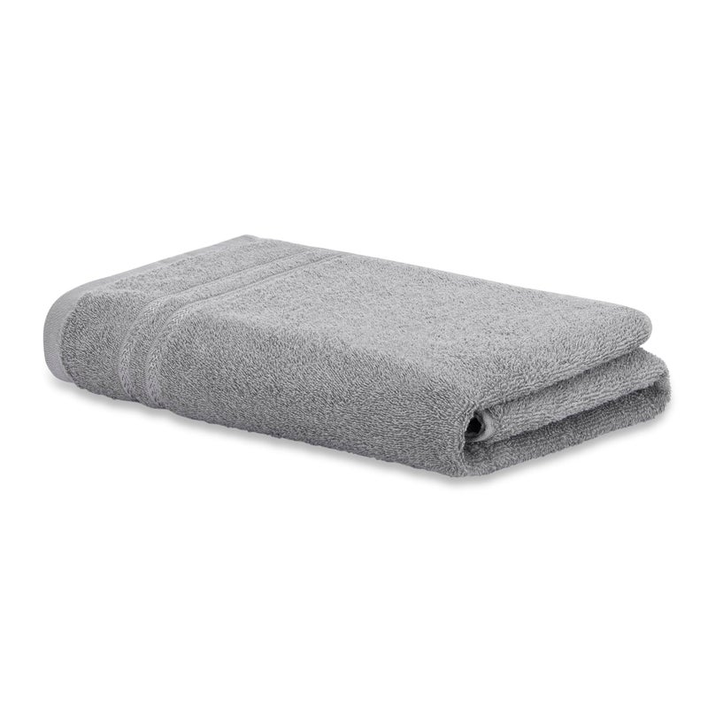 Welspun 100% Cotton Quick Dry Bath Towel | High Absorbency Super Soft, Fast Drying Towels for Bath | 380 GSM Large Size 1 Piece Bath Towel for Men and Women | Sized 70cm X 150cm Grey - Image 1
