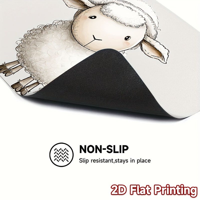 2D Flat Printing Stove Top Protector 30x40cm Fluffy Sheep Decorative Mat for Most Stoves - Image 5
