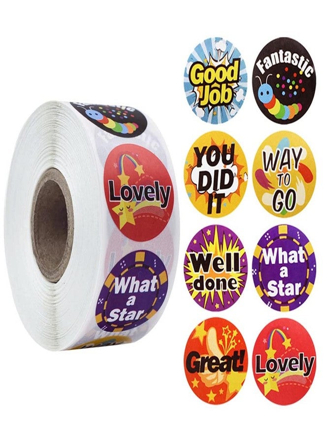 Kinteshun Reward and Incentive Stickers for Kids,Students Children Encouraging Motivational Stickers Labels Pasters with 24 Different Unique Designs(1500pcs,1") - Image 4