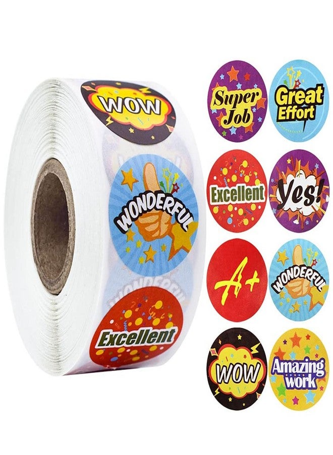 Kinteshun Reward and Incentive Stickers for Kids,Students Children Encouraging Motivational Stickers Labels Pasters with 24 Different Unique Designs(1500pcs,1") - Image 2