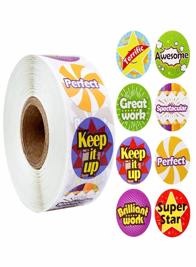 Kinteshun Reward and Incentive Stickers for Kids,Students Children Encouraging Motivational Stickers Labels Pasters with 24 Different Unique Designs(1500pcs,1") - Image 3