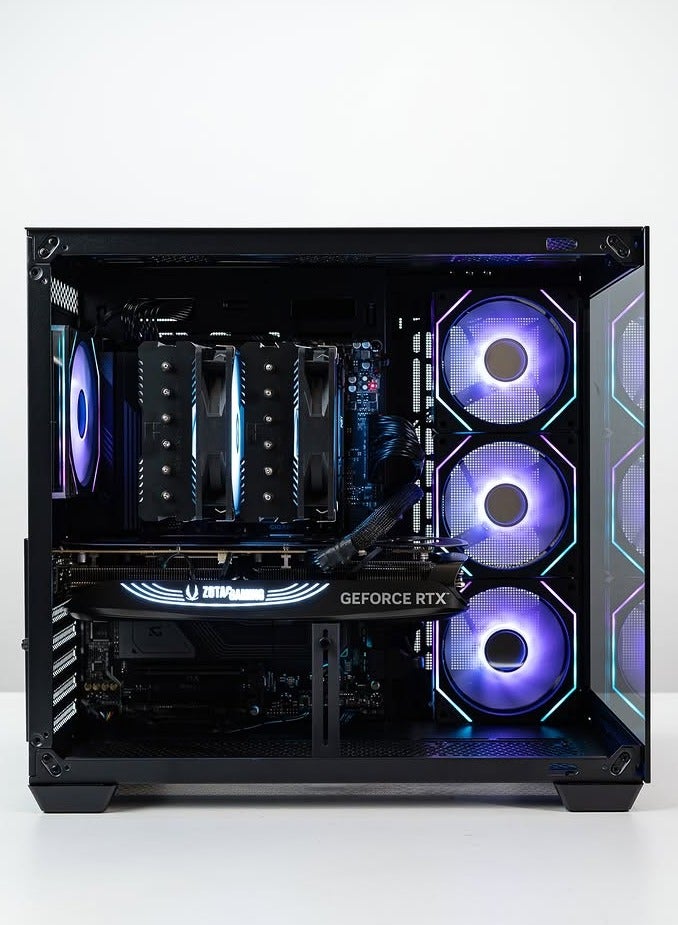 NANOTECH StarfireX Gaming PC - Intel Core i7-14700F Processor, 20 Cores & 28 Threads, DDR5 32GB (2*16) Ram, Nvidia GeForce RTX 5070 12GB GDDR7 Graphics Card, 2TB Gen4.0*4 NVMe M.2 SSD, 3 Fan AIO Liquid Cooler, 750W 80 Plus Power Supply, WindowsÂ 11Â ProÂ |Â Wi-Fi - Image 2
