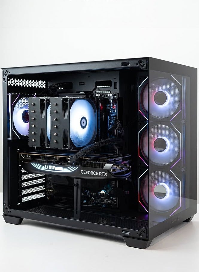 NANOTECH StarfireX Gaming PC - Intel Core i7-14700F Processor, 20 Cores & 28 Threads, DDR5 32GB (2*16) Ram, Nvidia GeForce RTX 5070 12GB GDDR7 Graphics Card, 2TB Gen4.0*4 NVMe M.2 SSD, 3 Fan AIO Liquid Cooler, 750W 80 Plus Power Supply, WindowsÂ 11Â ProÂ |Â Wi-Fi - Image 3