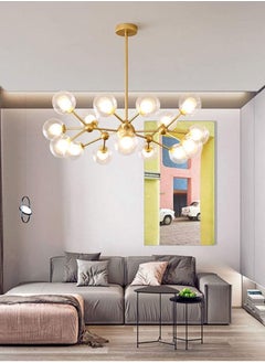 Target Modern Gold Sputnik Chandelier Modern Ceiling Lighting 12 Lights for Living Room Bedroom  - Image 1