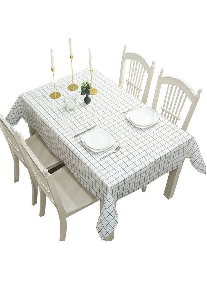 yongsheng Anti-Scalding Kitchen Dinning Table Cloth 137*90cm, Table Cloth Plastic Tablecloths for Kitchen Dining Table Wipeable Waterproof Tablecloth for Rectangle Table  - Image 1