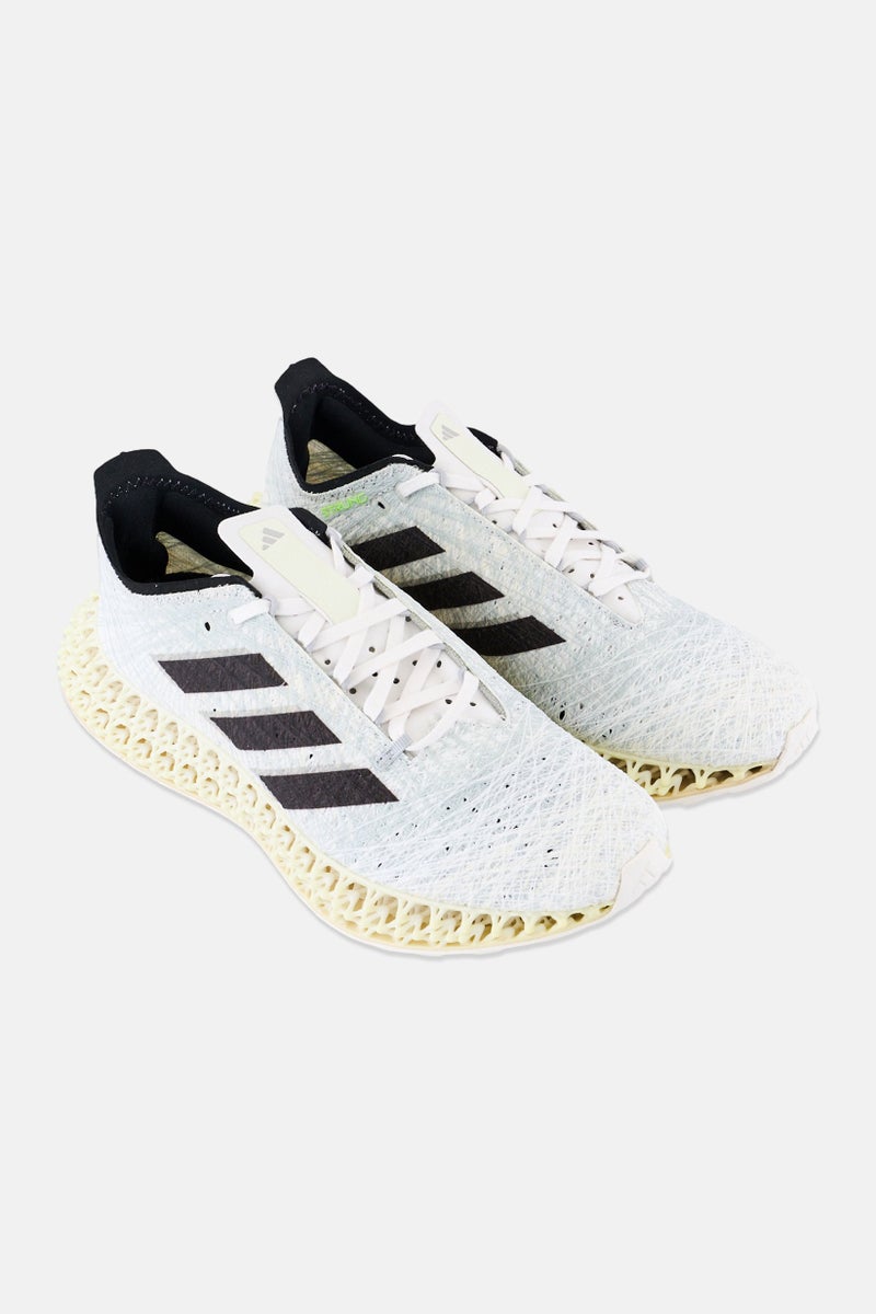 Adidas أحذية جري للأطفال الأولاد 4Dfwd x Strung مزودة بأربطة، رمادي فاتح - Image 2