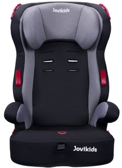 Jovikids Tammy Car Seat With 3 Point Seat Belt (Group 1/2/3, 9M-12Y), Covertable Highback Booster Seat for Kids, Adjustable Headrest and Width, Convenient for Everyday Use and Travel, ECE R44, Grey  - Image 3