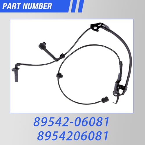 HHGKPVX ABS Wheel Speed Sensor Front Right Compatible with 2018-2024 Toyota Camry 2019-2022 Toyota Avalon Lexus ES350 ES300h Passenger Side ABS Sensor # 89542-06081 ALS3237 - Image 3