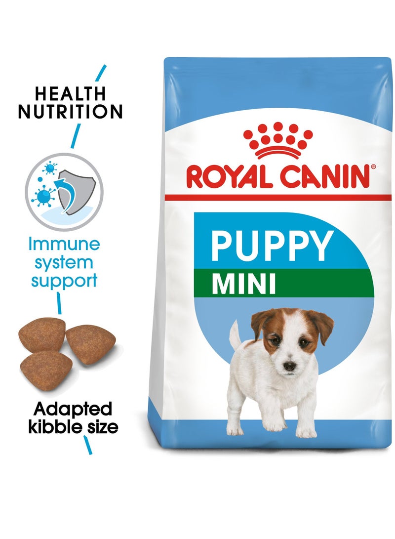 ROYAL CANIN Mini Puppy Dry Dog Food – 4KG Bag for Small Breed Puppies (Adult Weight Up to 10KG) – Complete Nutrition from 2 to 10 Months Old - Image 1