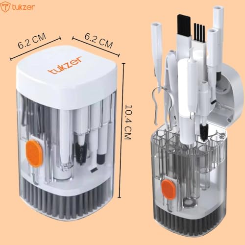 Tukzer Multifunctional 21 in 1 Electronic Gadget Cleaning Kit, Air Blower, 2.5ml Mist Spray, Key Puller, Long Brushes for Smartphones, Laptops, Tablet, MacBook, iPad, Keyboard, DSLR Camera Lens - Image 4