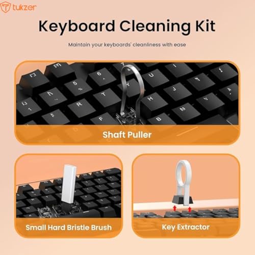 Tukzer Multifunctional 21 in 1 Electronic Gadget Cleaning Kit, Air Blower, 2.5ml Mist Spray, Key Puller, Long Brushes for Smartphones, Laptops, Tablet, MacBook, iPad, Keyboard, DSLR Camera Lens - Image 3