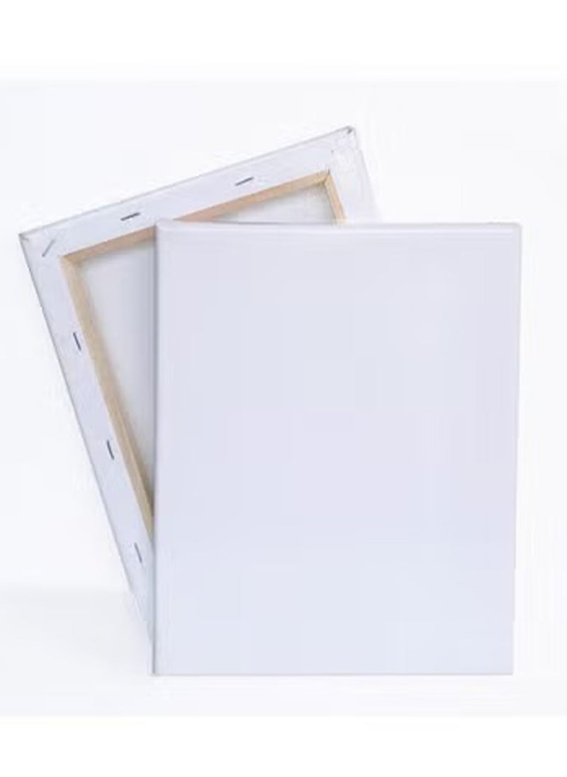 Blank Art Canvas, Pre-Stretched Canvas (20x30cm), Art Canvas, 100% Cotton for Acrylic Painting, Oil Painting and Wet Art Media, Canvas, 1 Piece