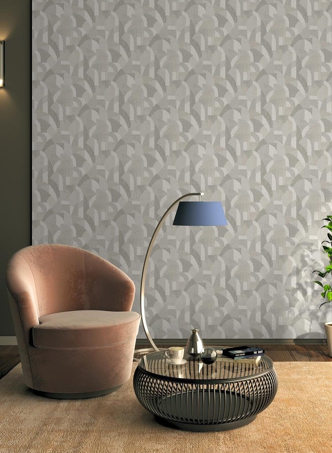 NuWallpaper Macario Taupe Peel and Stick Wallpaper, NUS6370 - Image 3