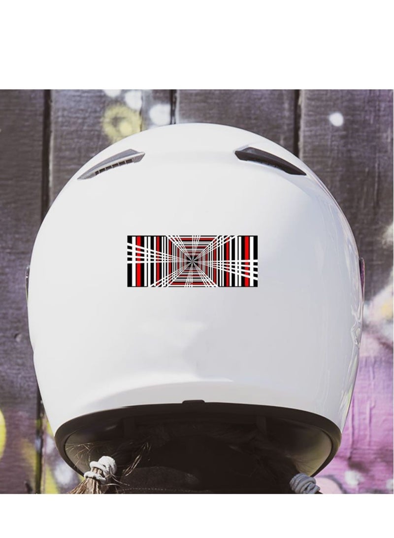 SOLARAE Automotive 3D Badge Sticker Compatible, Plaid Emblem, Tail Logo for Tesla Model 3/Y/S/X Accessory Metal Letter (Red Black) - Image 5