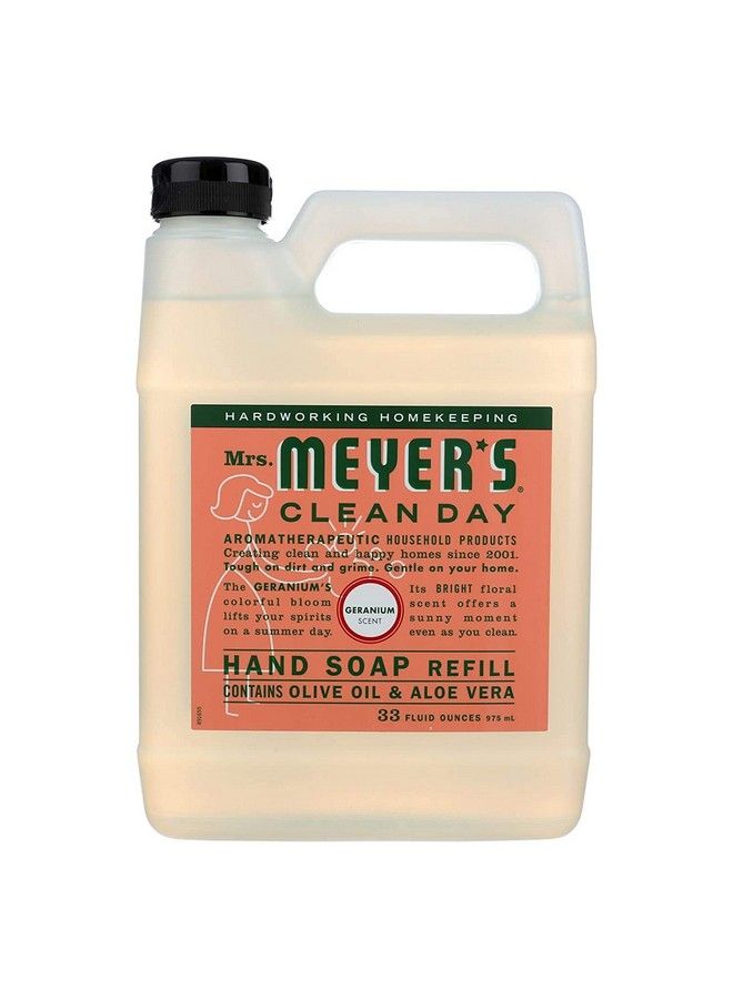 Mrs. Meyer's Clean Day Mrs. Meyers Liquid Hand Soap Refill Liquid 33 Oz Geranium Scent - Image 2