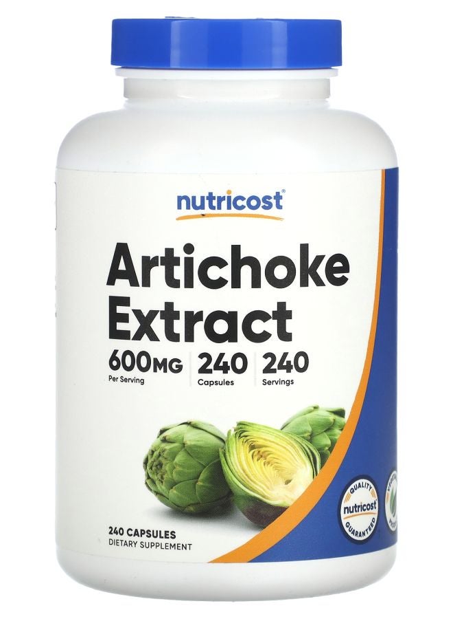 Nutricost Artichoke Extract 600 mg 240 Capsules