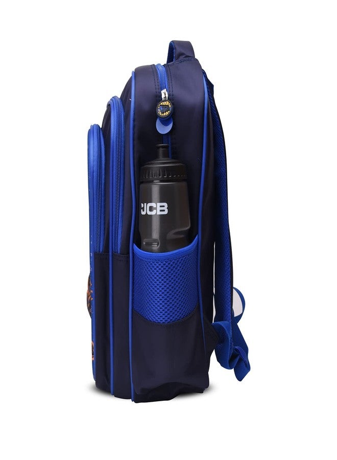 JCB Muddy Character Backpack for Men and Women - Casual, Printed, Water-Resistant Bag - Ideal for Office, College, Travel - Stylish Laptop Backpack with Padded Backing and Shoulder Straps, Blue - 16In - Image 4