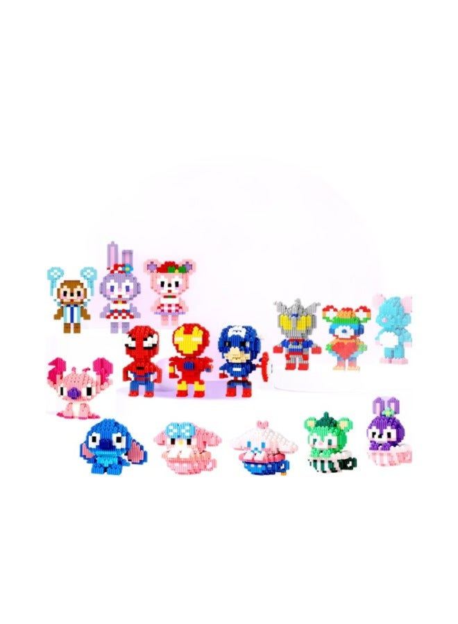 Hot Gifts, Children's Educational Assembly Toys, Compatible With Small Particle Interlocking Building Blocks, Small Boxes, Suitable For Street Vendor - Image 5