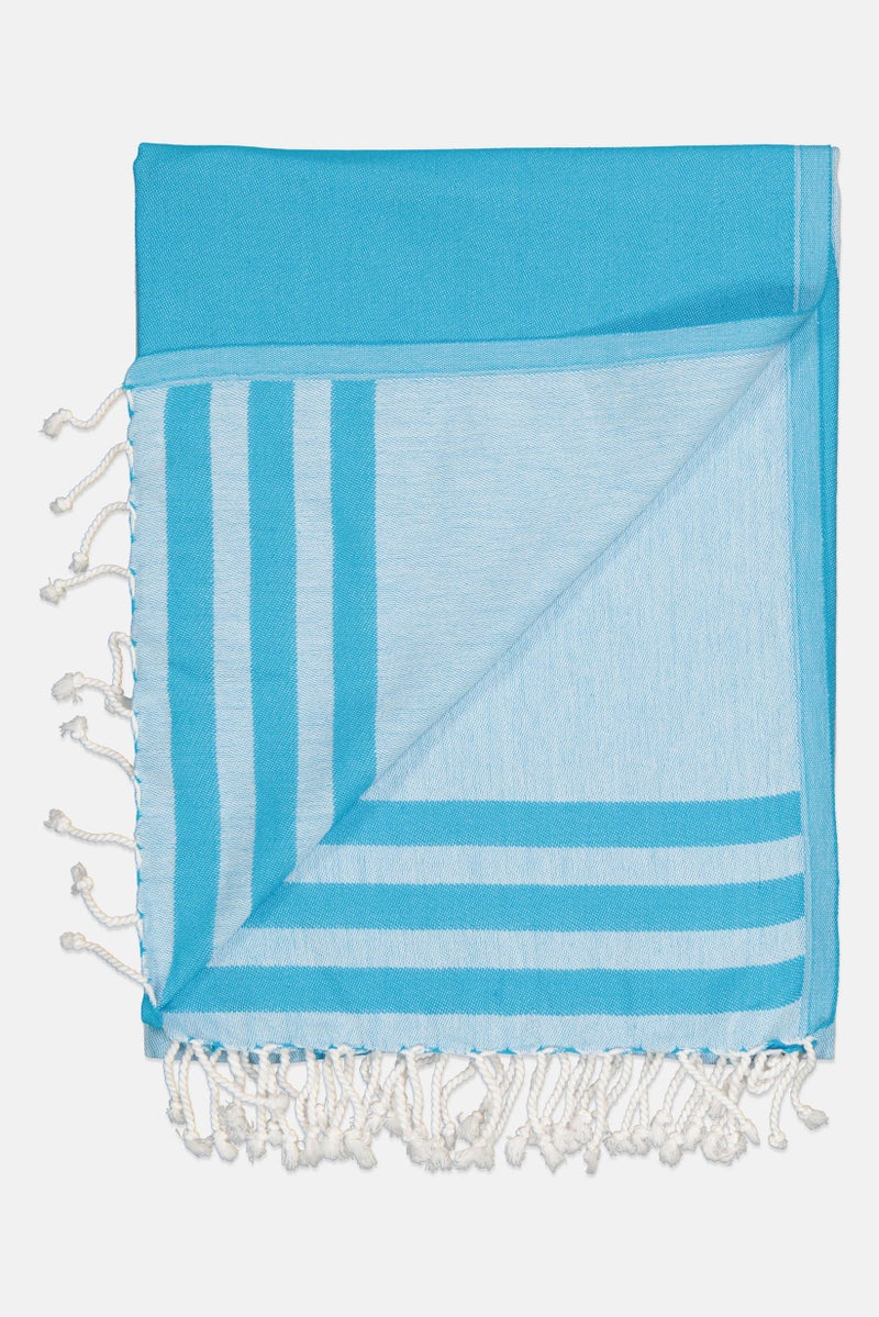 Sundek Women Brand Logo Sarong 180 W x 100 H cm, Blue Combo - Image 3