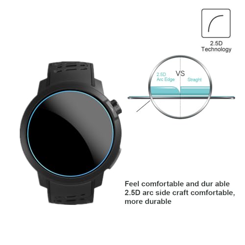 MIHENCE Screen Protector Compatible for COROS PACE Pro GPS Sport Watch, 9H Tempered Glass Protective Film [ 3PCS ] - Image 4