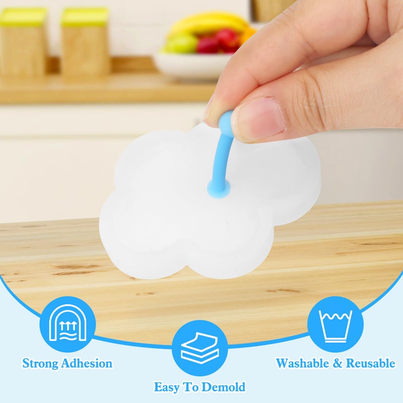 Ahier 25 PCS Hole Maker for Resin - 5 Sizes(2/3/4/6/8mm), AHIER Suction Silicone Holes Tools Without Drilling for Epoxy & UV Resin Molds Tools for Making Jewelry, Keychain, Earring, Pendant DIY Craft - Image 4