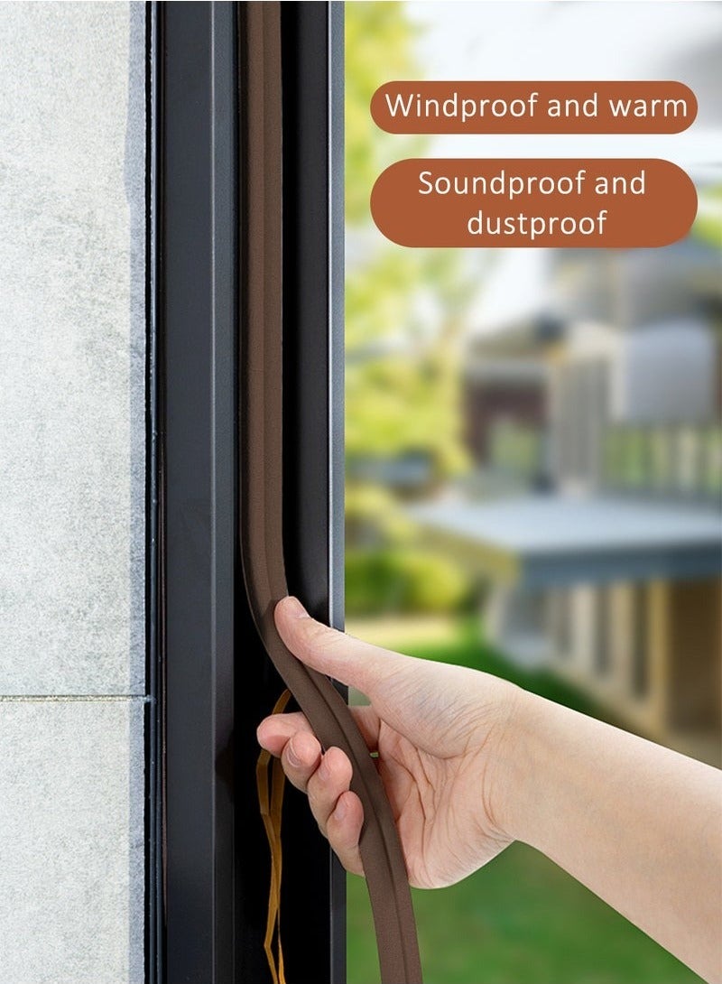 FALMER D-Shape Door Seal, Rubber Weather Stripping, Self-Adhesive Car Truck Door Soundproof Noise Insulation (1.5m White)  - Image 5