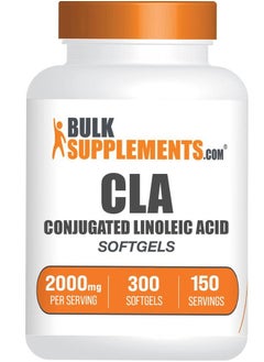 BULKSUPPLEMENTS.COM .com Conjugated Linoleic Acid Softgels - CLA Supplements, CLA 2000mg, CLA Safflower Capsules, CLA Pills - 2 CLA Softgels per Serving, 150-Day Supply, 300 Softgels  - Image 1