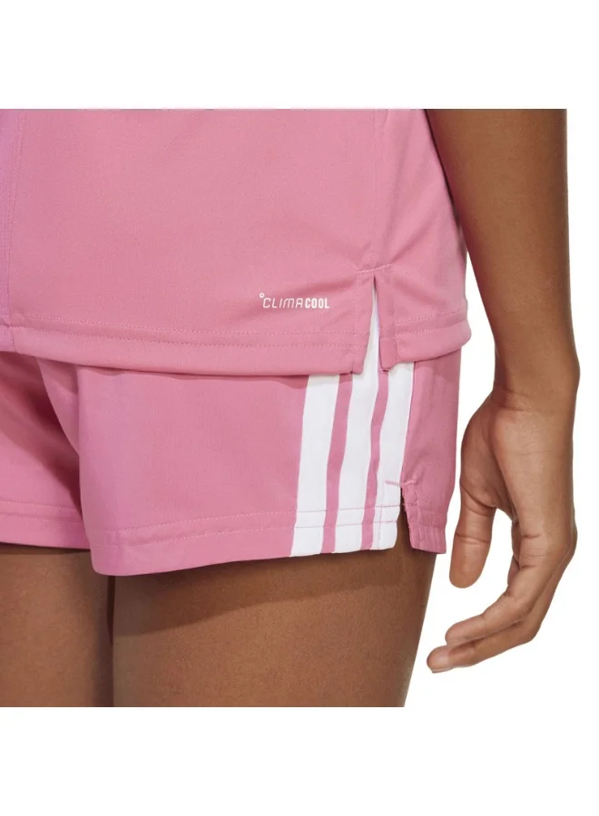 adidas تيشيرت اديداس للنساء بتصميم 3 خطوط
