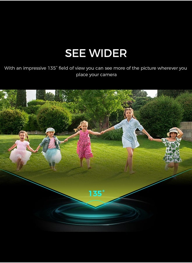 Security Camera Outdoor, 2K/3mp Solar Battery Camera, Built-in Solar Panel, Color Night Vision, Human Detection, Siren, 2-Way Talk, IP66