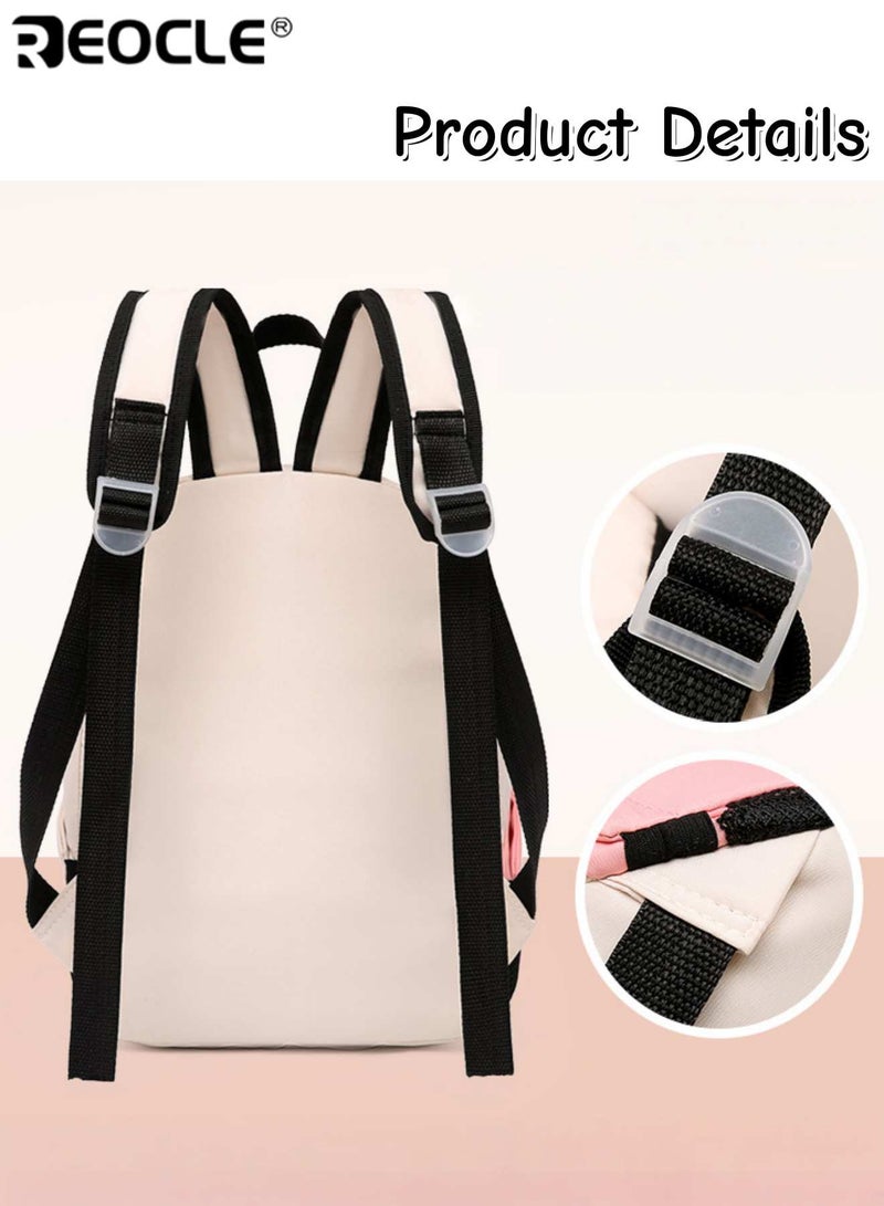 ريوكل حقيبة ظهر للأطفال بطبعة باليرينا حقيبة مدرسية يومية عارضة حقيبة ظهر خفيفة بتصميم راقص حقيبة ظهر تخزين للمواصلات اليومية زخرفية ومرحة - Image 4