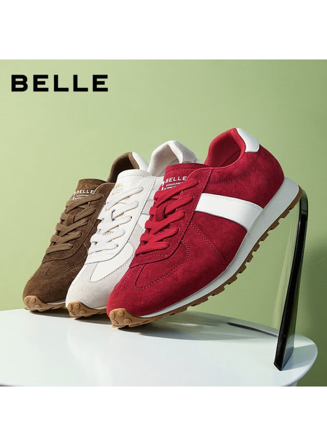 Belle Light Oxygen Forrest Gump Training Shoes For Women Students, Autumn New Style Lightweight Heightening Casual Shoes B2660cm5, Rouge Red, Size 36 - Image 2