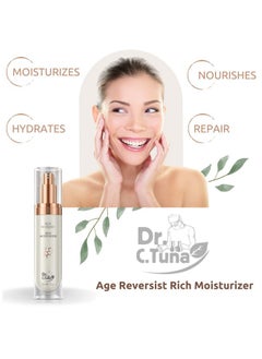 FARMASi Dr. C. Tuna Age Reversist Rich Moisturizer, Anti-Wrinkle Daily Face, Neck & Chest Moisturizer, Smoothes, Hydrates, Reduces the Look of Wrinkles & Pores, 1 fl. Oz / 30 ml - pzsku/ZFB64CC1846CD57E204BBZ/45/_/1737031434/73bddd94-a3fc-4753-8584-4d8976c82cf8