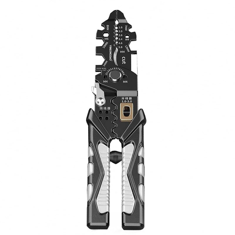 YINLONGDAO YINLONGDAO 25 in 1 Heavy Duty Multifunction Wire Stripper Terminal Crimping Pliers with Cutting and Winding Functions  - Image 1