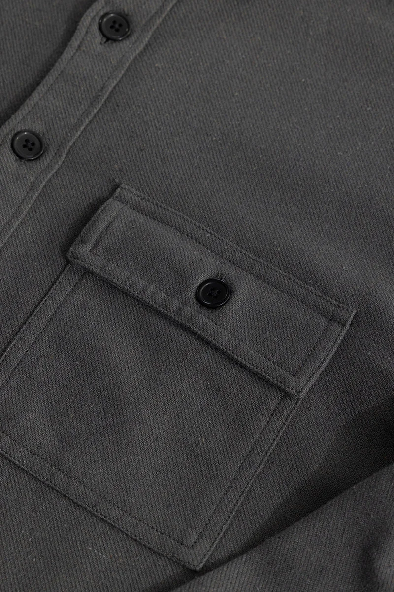 SNITCH Overflap Elephant Grey Overshirt