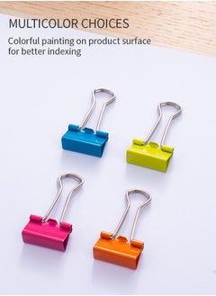Deli Deli E8558 Binder Clips - 19mm - Assorted Colors  - Image 5