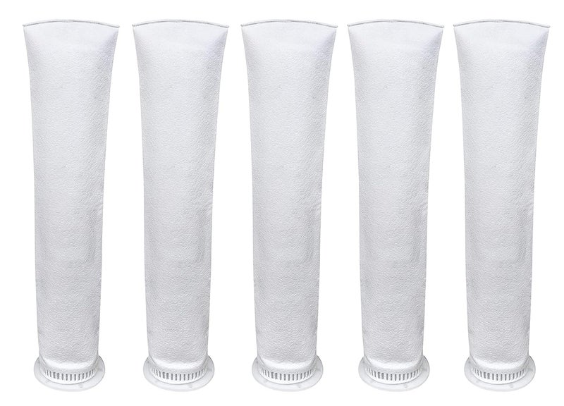 AQUALEX Pokar RO 5 Micron Sediment Water Filter Bag Suitable for 4 Dia 20 Length Aquarium Fish Tank Filter Sump Felt Sock Mesh Net Bag Micron Bore Water Filter 5 - Image 1