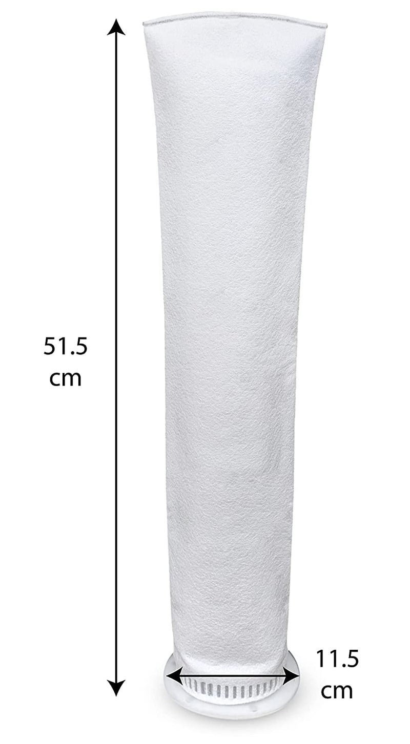 AQUALEX Pokar RO 5 Micron Sediment Water Filter Bag Suitable for 4 Dia 20 Length Aquarium Fish Tank Filter Sump Felt Sock Mesh Net Bag Micron Bore Water Filter 5 - Image 3