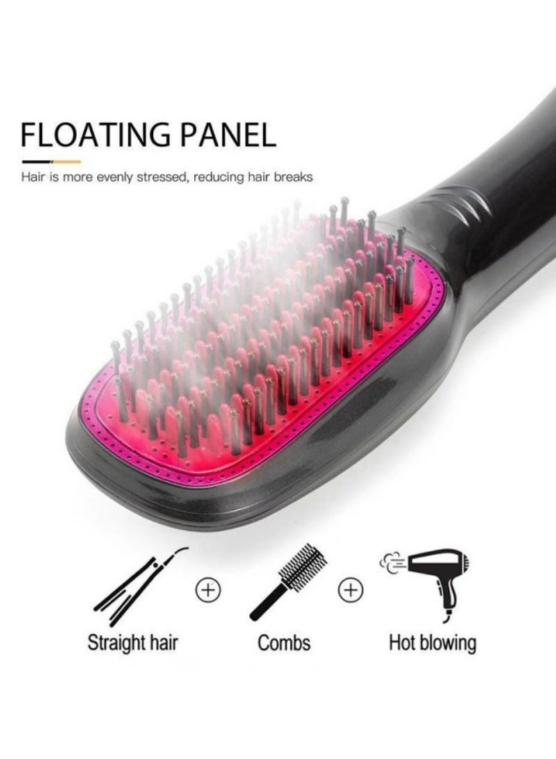 عام فرشاة ومصفف شعر 2 في 1 بقوة 1200 واط – فرشاة هواء ساخن بلوحة عائمة لتوزيع الحرارة بالتساوي وتقليل تكسر الشعر وتجفيف وتصفيف سريع - Image 3