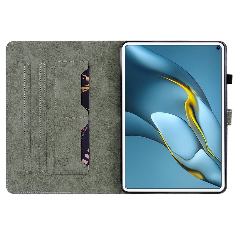 erorex For Huawei Matepad Pro 10.8 2021/2018 Tiger Pattern Pu Tablet Case(Black) - Image 5